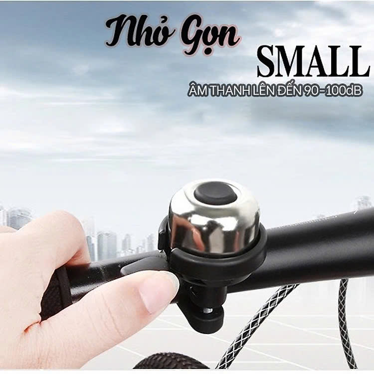Chuông Xe Đạp Thể Thao Địa Hình Mini Bằng Đồng Âm Thanh Vang 90-100dB Gắn Ghi Đông Xe Đạp (Loại Cơ Bản) - Giao Màu Ngẫu Nhiên