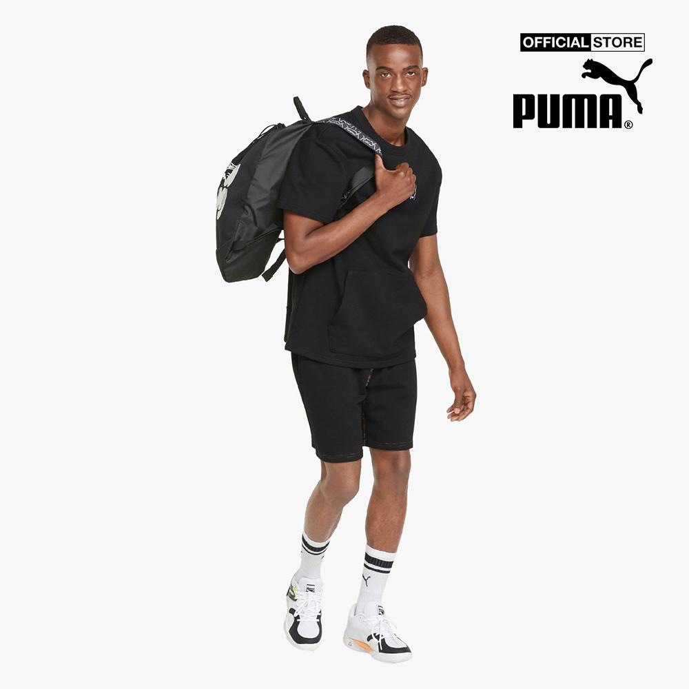 PUMA - Áo thun nam tay ngắn phom suông Pivot Cut Off Basketball 534192