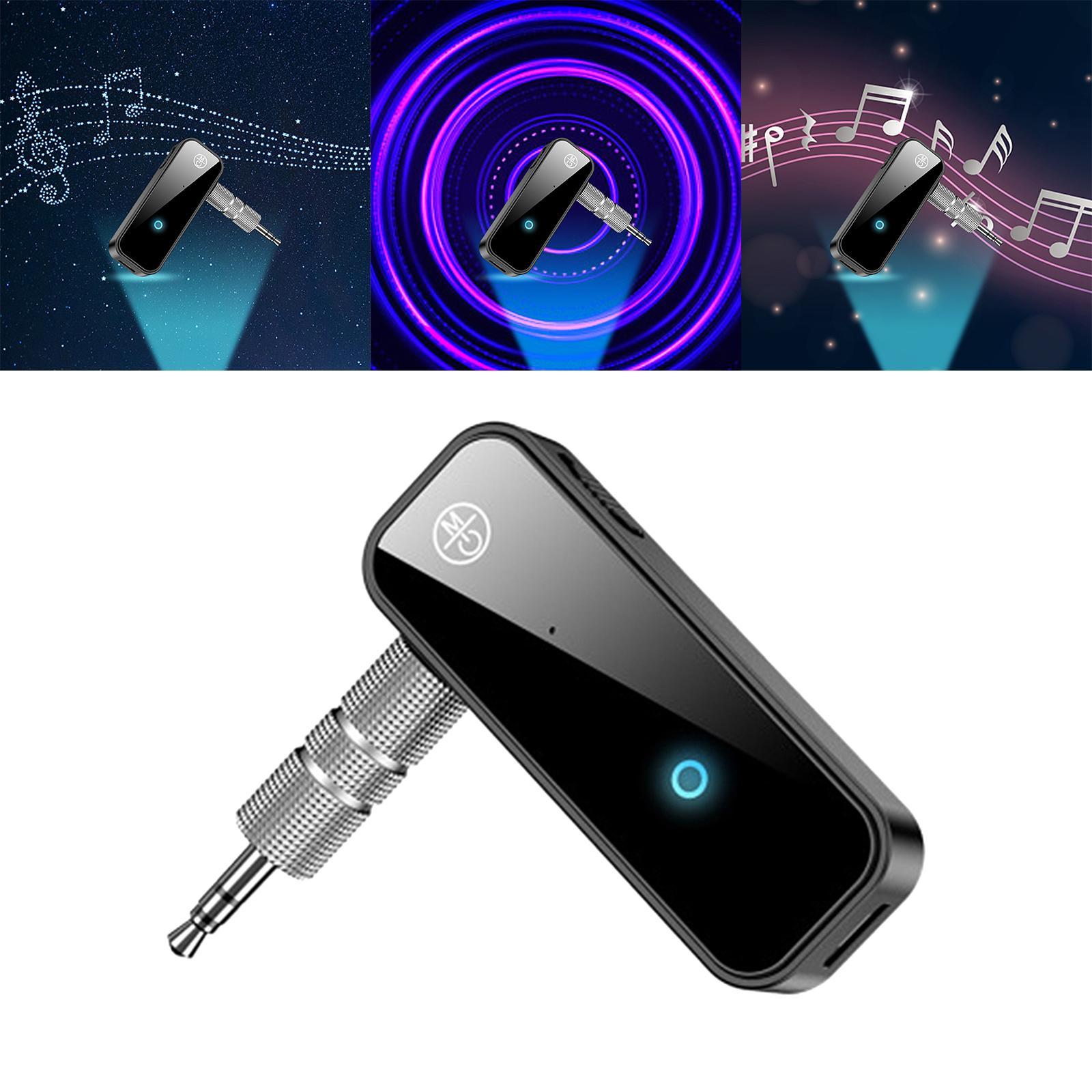 Bluetooth 5.0 Receiver 2 IN 1 Wireless Audio 3.5mm Aux Adapter