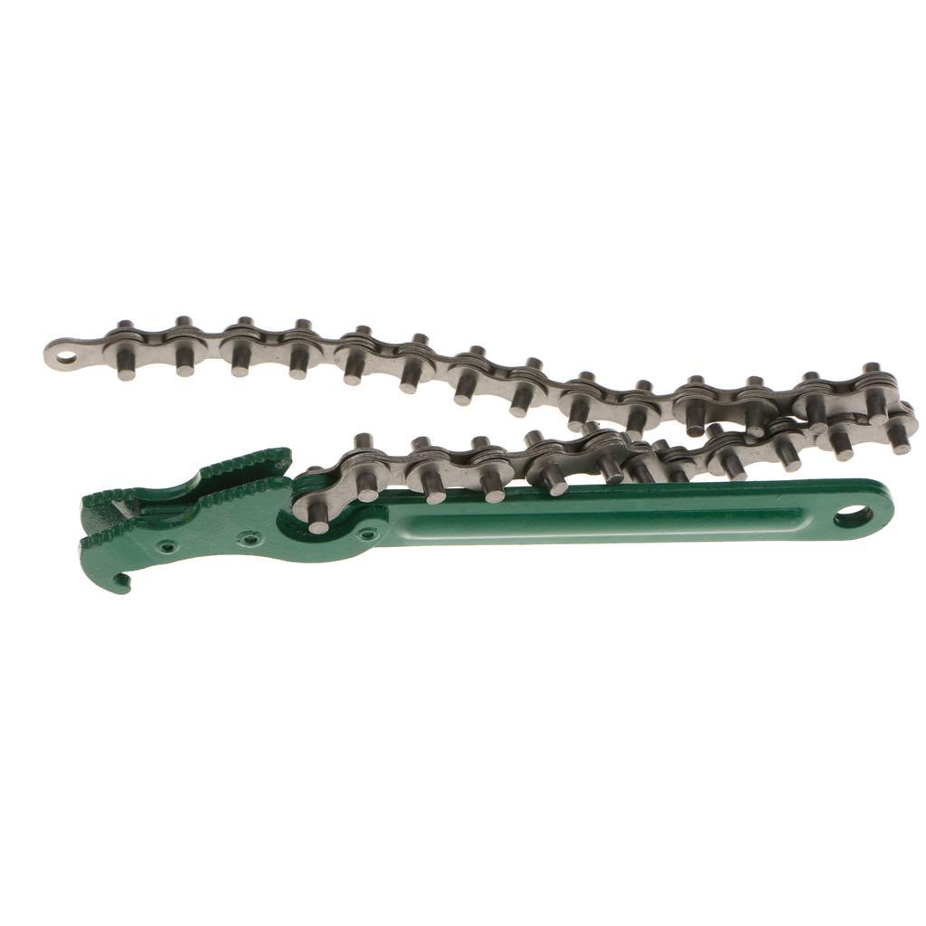 Vehicle Adjustable Oil filter Wrench Handcuff Type Clamp Spanner
