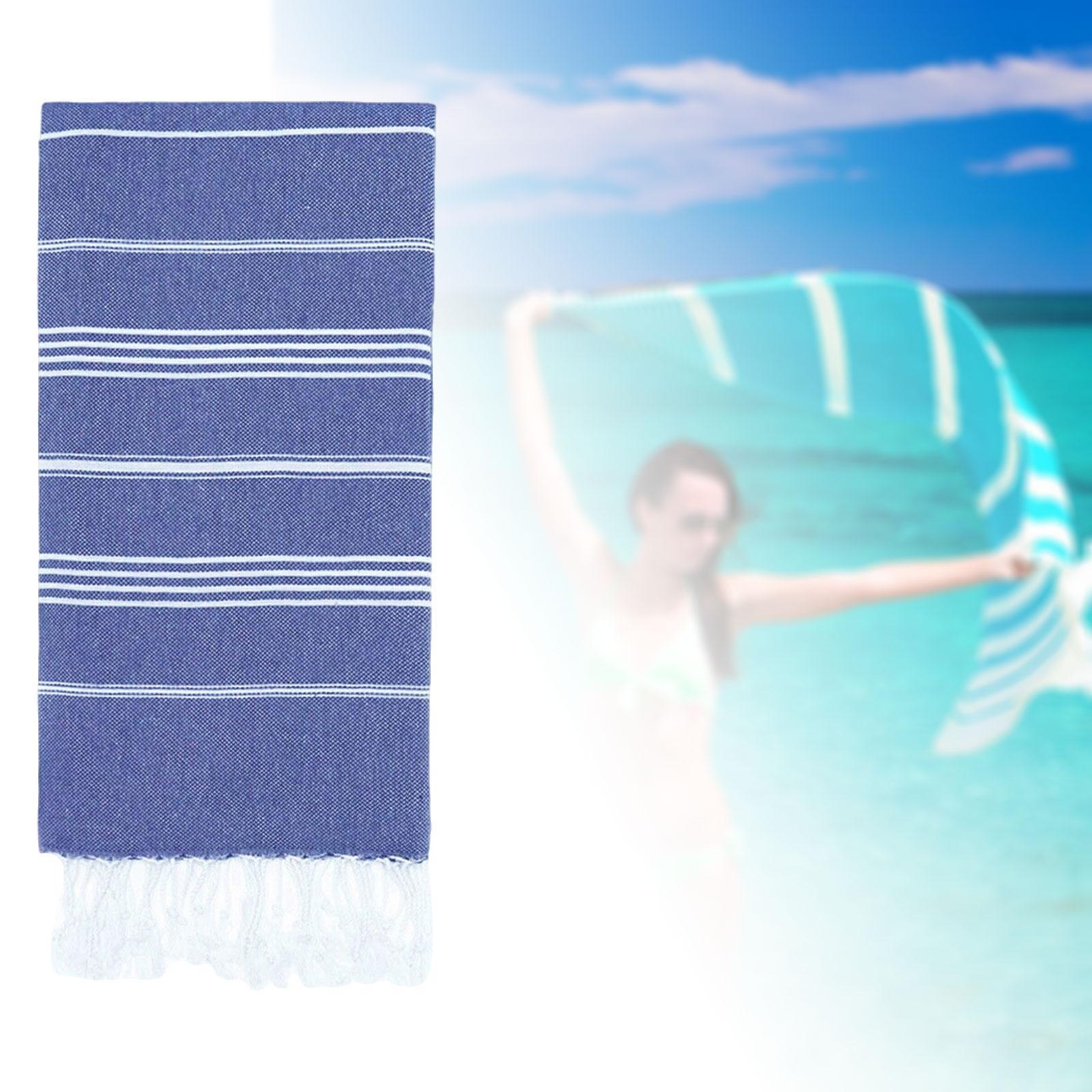 Beach Towel 39x70inch Multifunctional Turkish Beach Towel Blanket for Gym