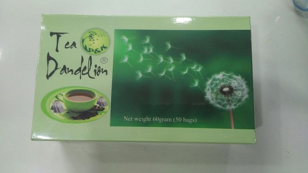 Combo Trà thảo dược bồ công anh chính hãng Dandelion loại  lớn 50 túi lọc ngừa ung thư (Bộ: 2 Hộp)