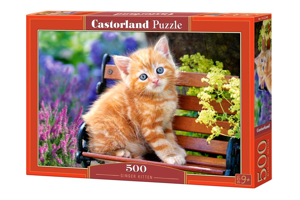 Xếp hình puzzle Ginger Kitten 500 mảnh CASTORLAND B-52240