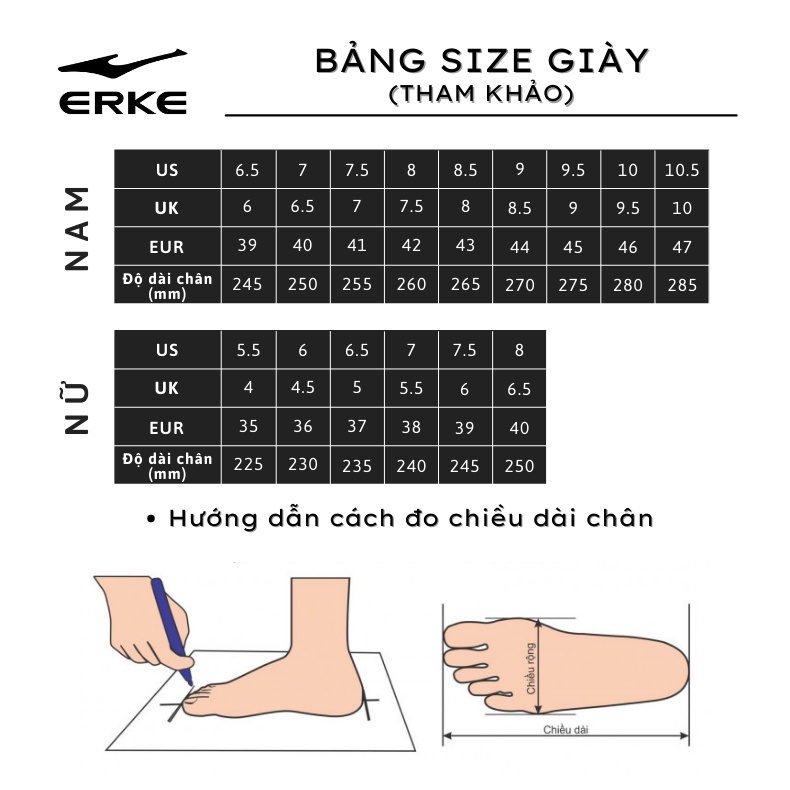 Giày thể thao nam ERKE RUNNING siêu nhẹ chất liệu cao cấp - erkevietnam - 11122103491