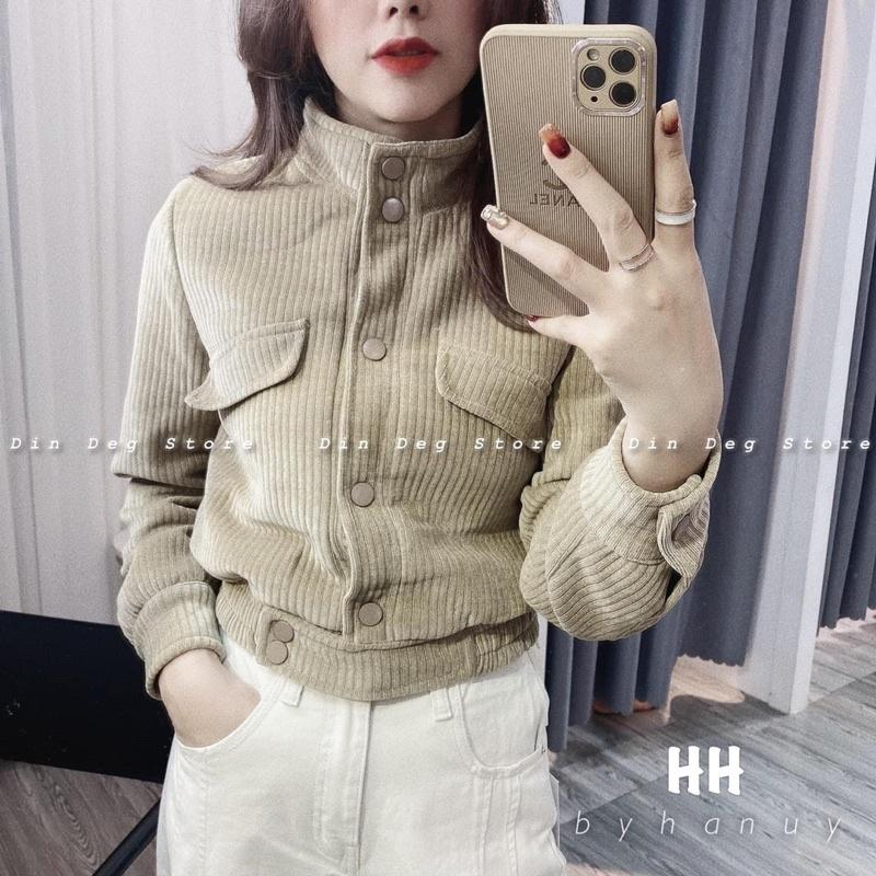 ÁO KHOÁC NHUNG TĂM 3 MÀU CHO NỮ