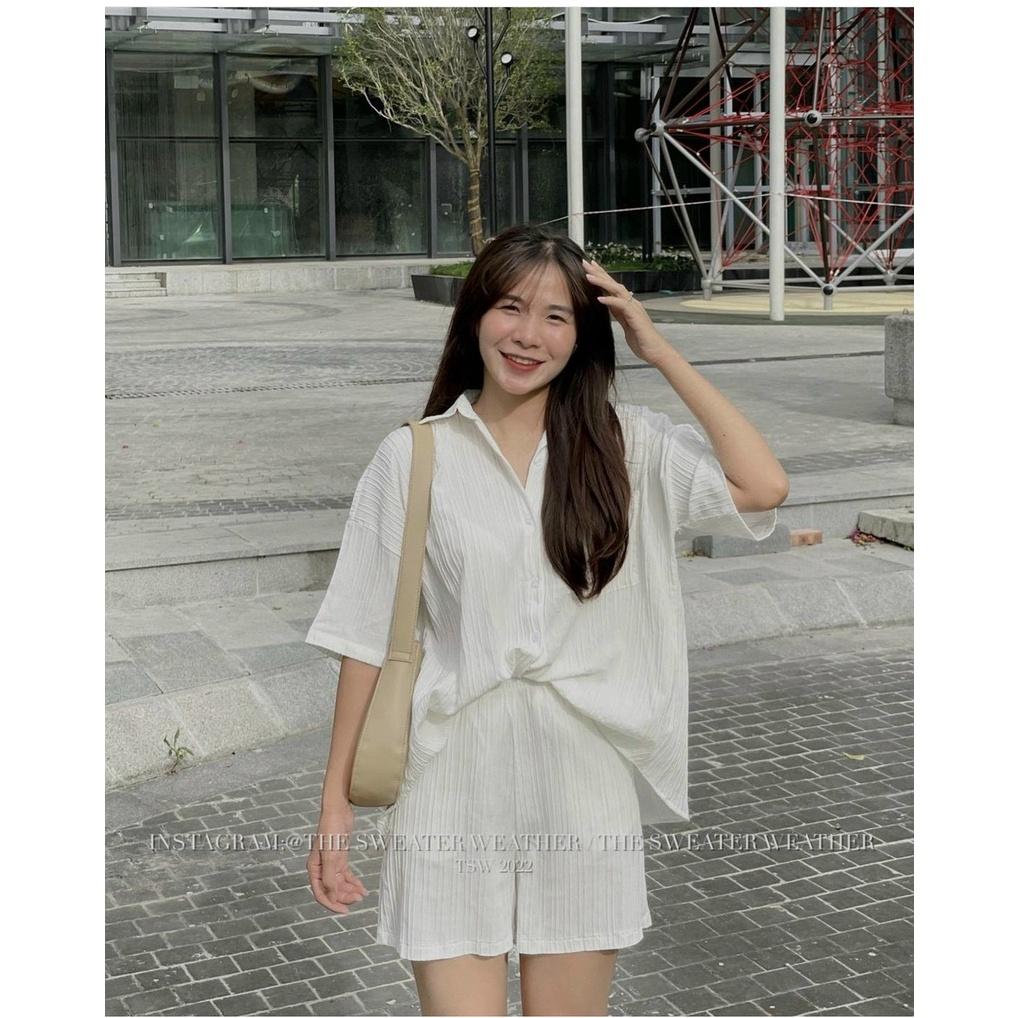 SET ÁO SƠ MI KÈM SHORT