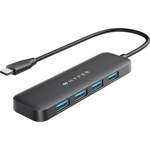 Cổng chuyển đổi HyperDrive Next 4-in-1 USB-C Fast Transfer Speed HD5002GL - Hàng chính hãng