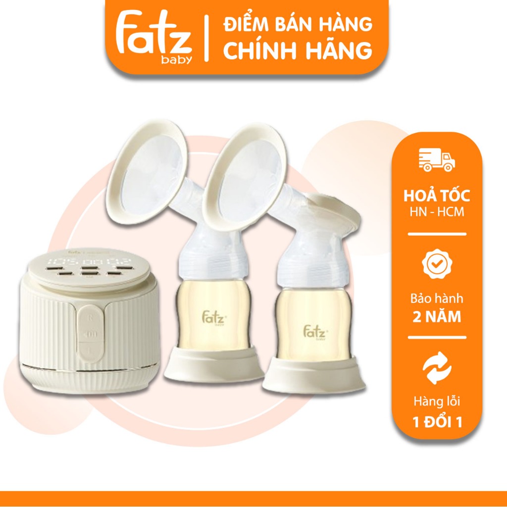 Máy hút sữa điện đôi rung mát xa Fatzbaby Resonance 11 Plus – FB1230BT Hàng Chính Hãng