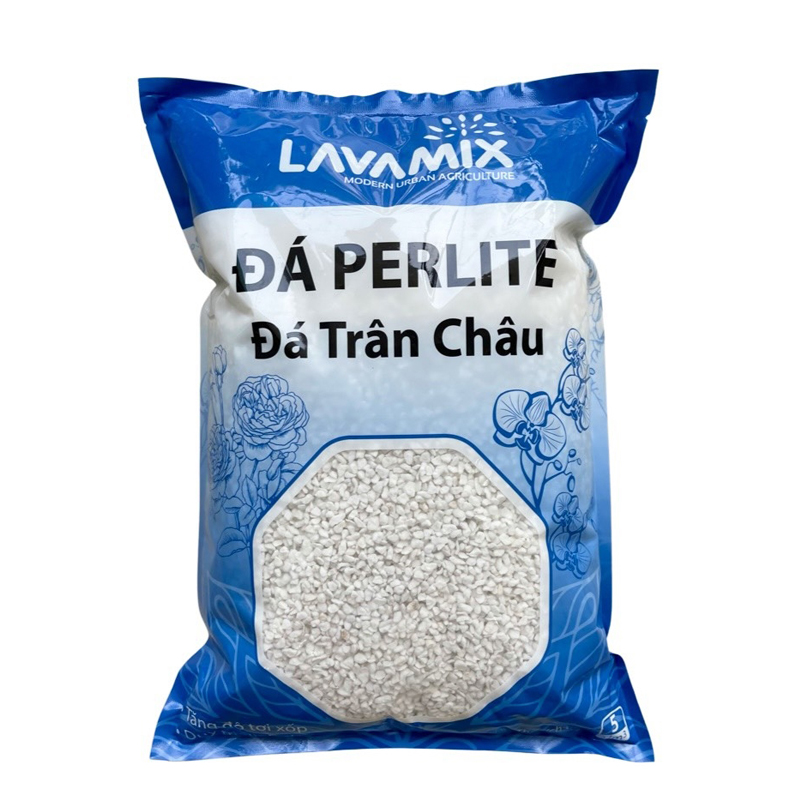 Đá perlite trân châu Lavamix - Túi 5dm