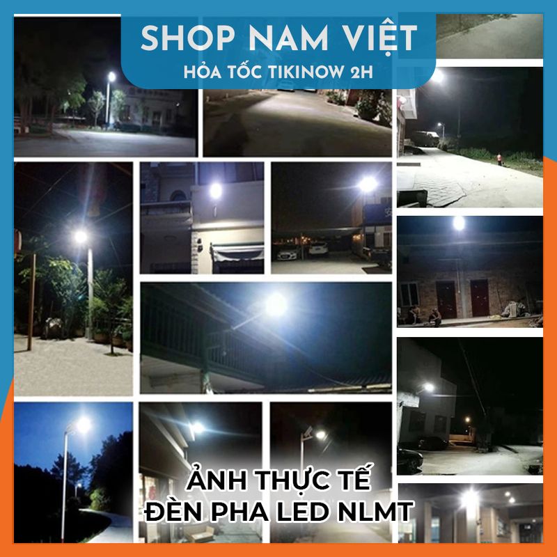 Đèn Pha Led Chiếu Sáng Ngoài Trời Năng Lượng Mặt Trời, Chống Nước IP67, Led Siêu Sáng