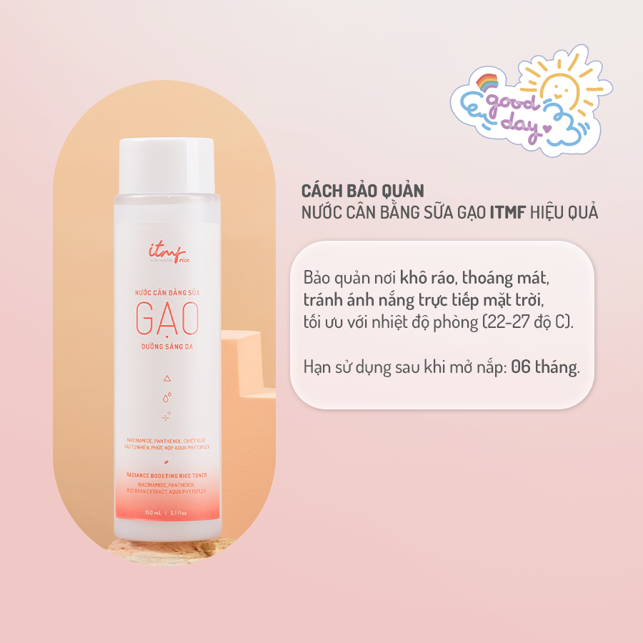Nước Cân Bằng Sữa Gạo Dưỡng Sáng Da 150mL