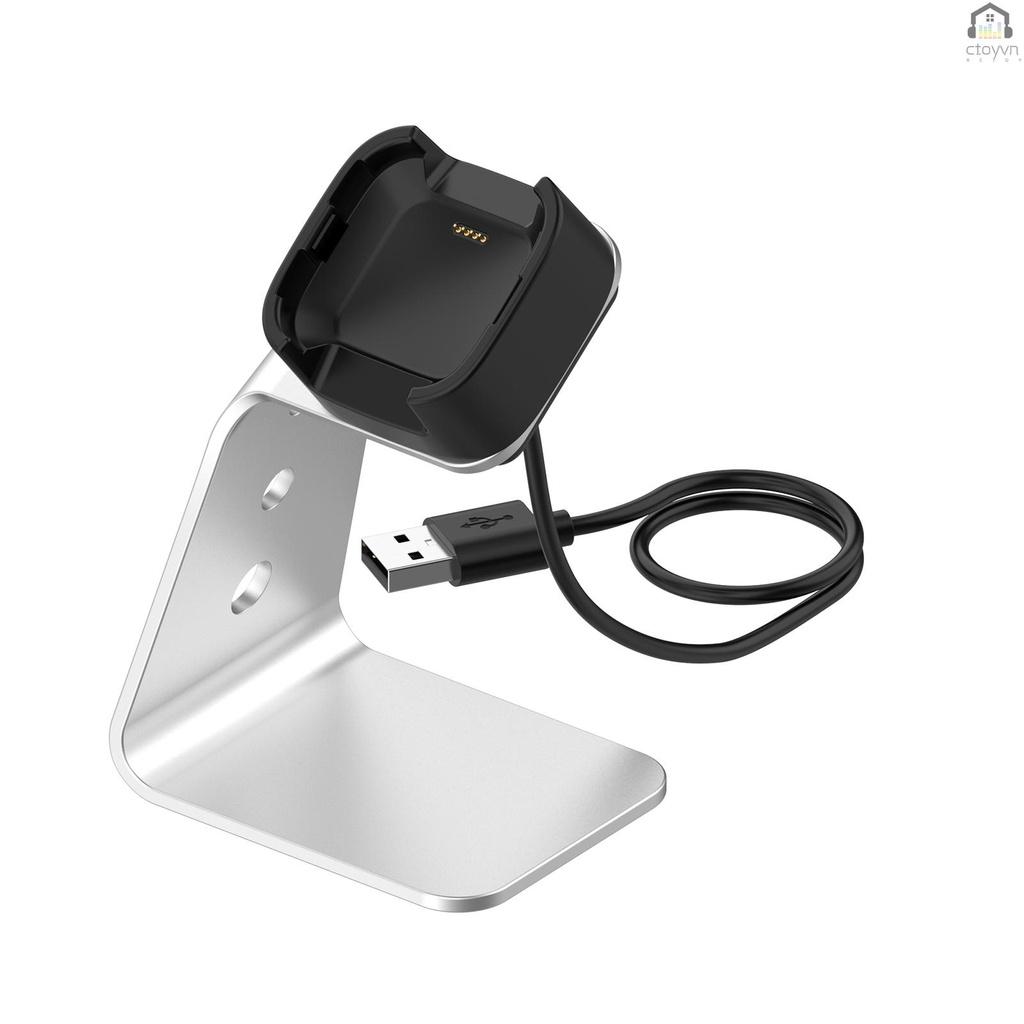 Đế sạc USB cho đồng hồ thông minh Fitbit versa/Fitbit versa lite/Fitbit versa SE