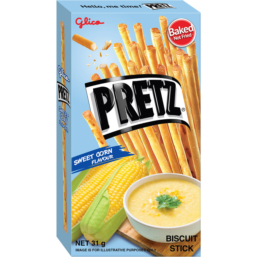 Snack Que Pretz Vị Bắp 31g x 10 Hộp