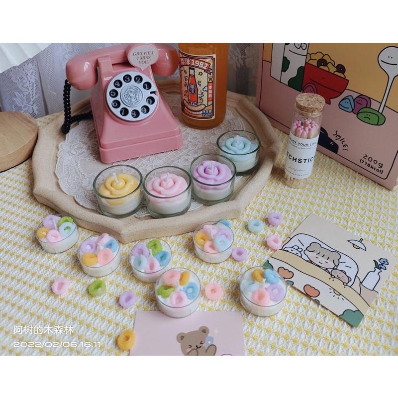 Nến Thơm Tealight Mini Mix Bánh Tròn Nhiều Màu Sắc - Dory Lab