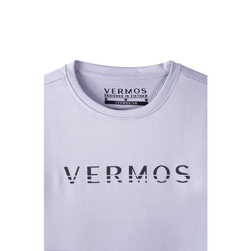Áo Thun Thể Thao Nam,Áo Tập Gym Nam VERMOS V7 Xám