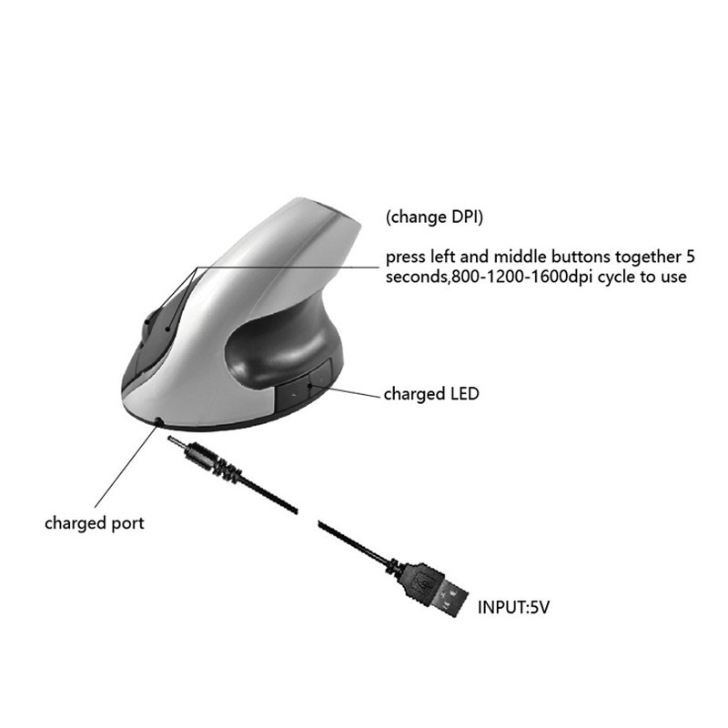 Chuột Bluetooth Computer Mouse không dây  sạc điện - Hàng Chính Hãng