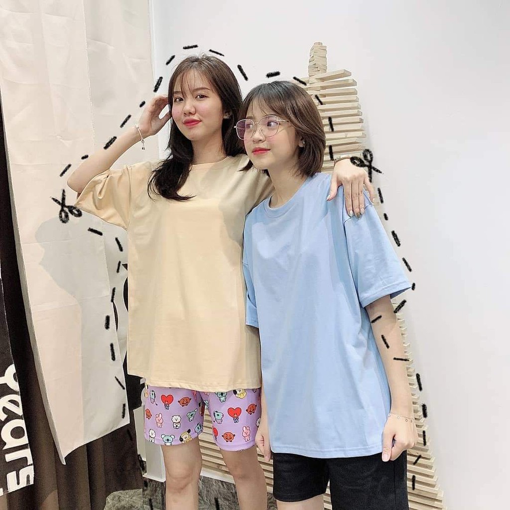 ÁO THUN TRƠN OVERSIZE ĐỦ MÀU UNISEX (16 Màu