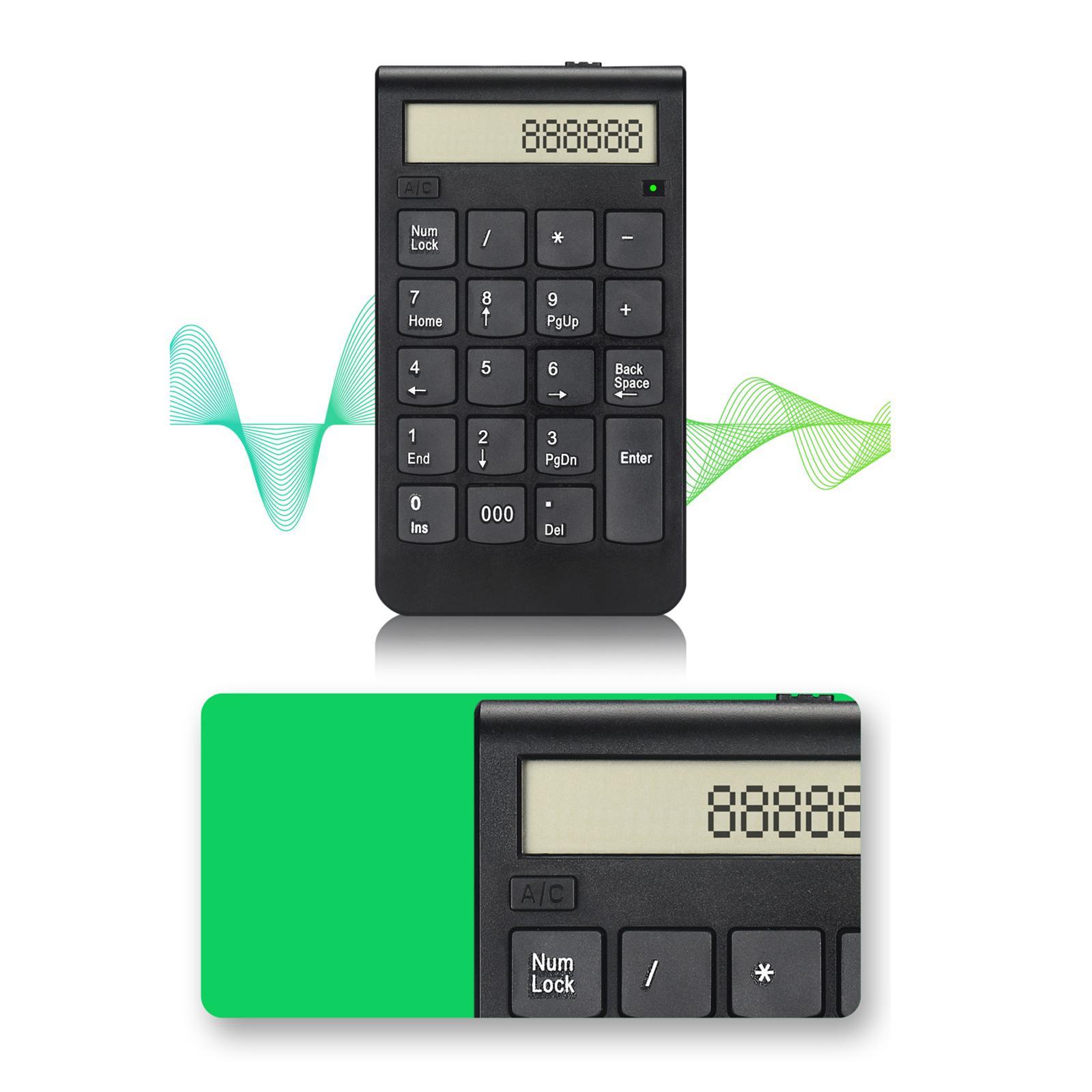 Wireless Number Pad Accessories Portable Mini 2.4G for Notebook Laptop PC