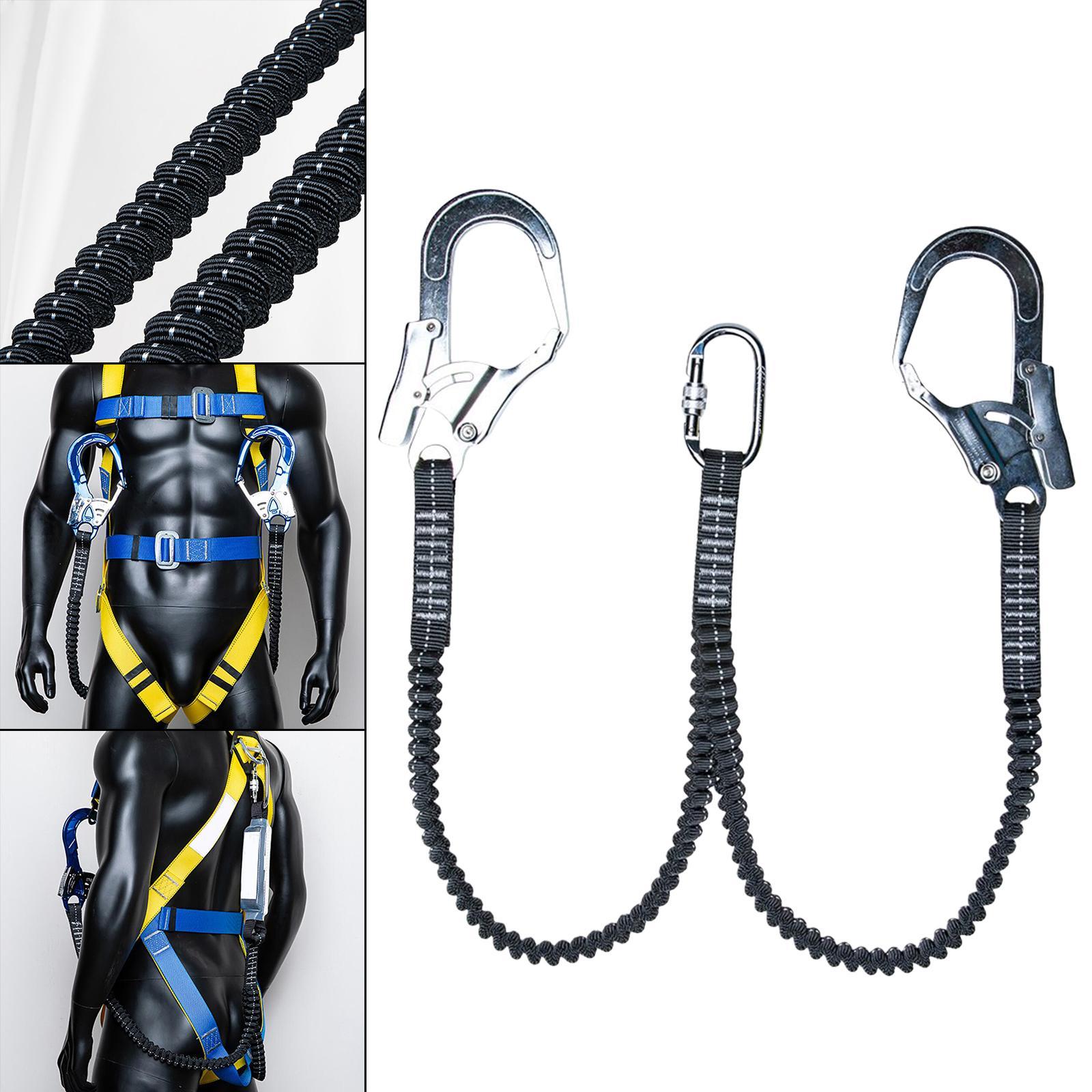 Protective Safety Harness Fall Protection Lanyard with Hook Construction