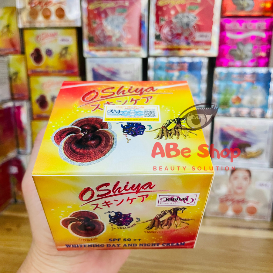 KEM OSHIYA ĐÔNG TRÙNG HẠ THẢO - COLLAGEN - LINH CHI 20G