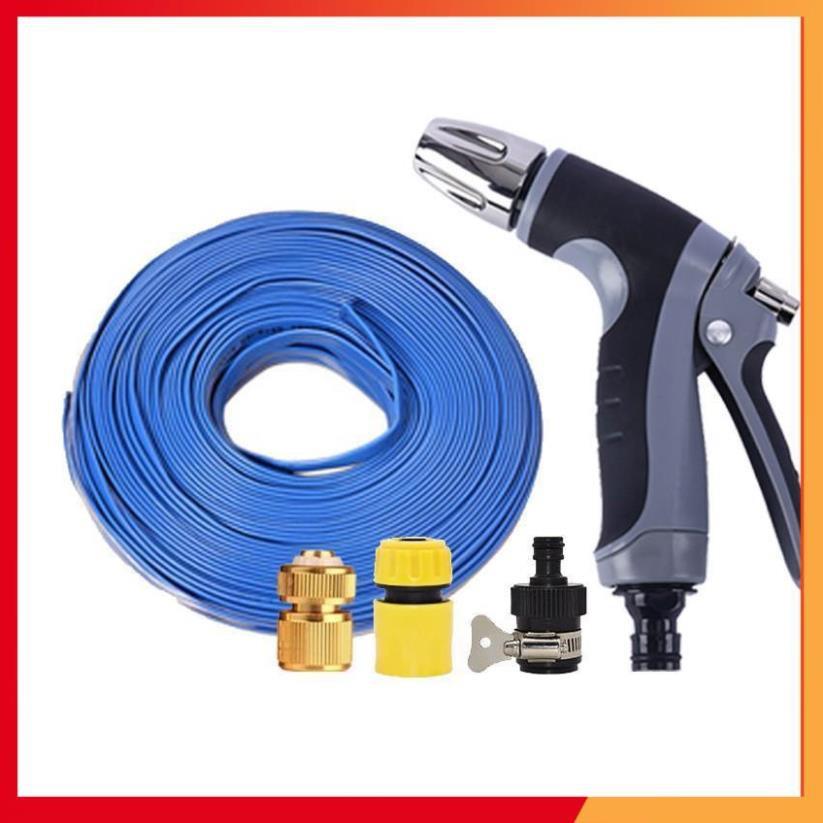 Bộ dây và vòi xịt rửa xe tưới cây tăng áp 7-10M 206817