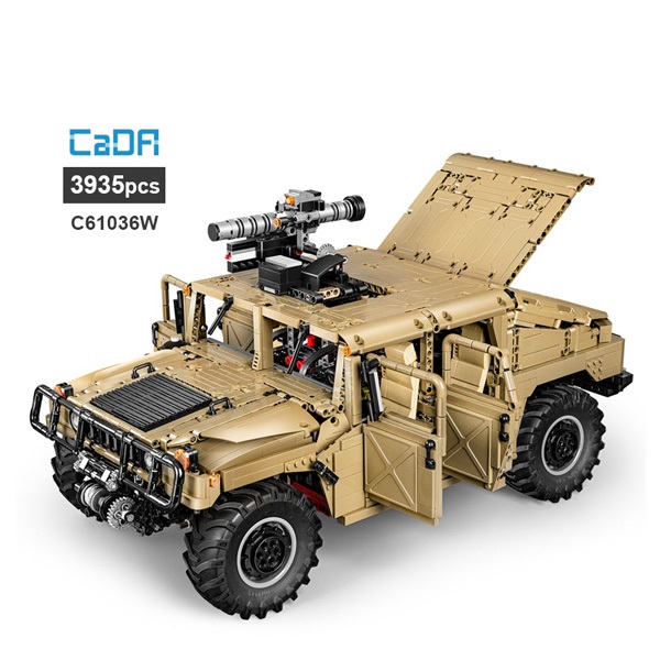 Đồ Chơi Lắp Ráp Có Điều Khiển Xe Địa Hình Chiến Đấu - CADA C61036W Tỷ Lệ 1:8 Mô Hình Tĩnh