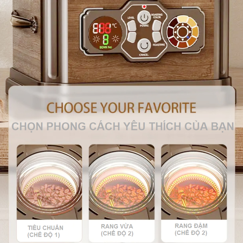 Máy rang hạt cà phê không khói tự động chuyên nghiệp. Thương hiệu Đài Loan cao cấp Wing Kwong WCR-150. HÀNG CHÍNH HÃNG
