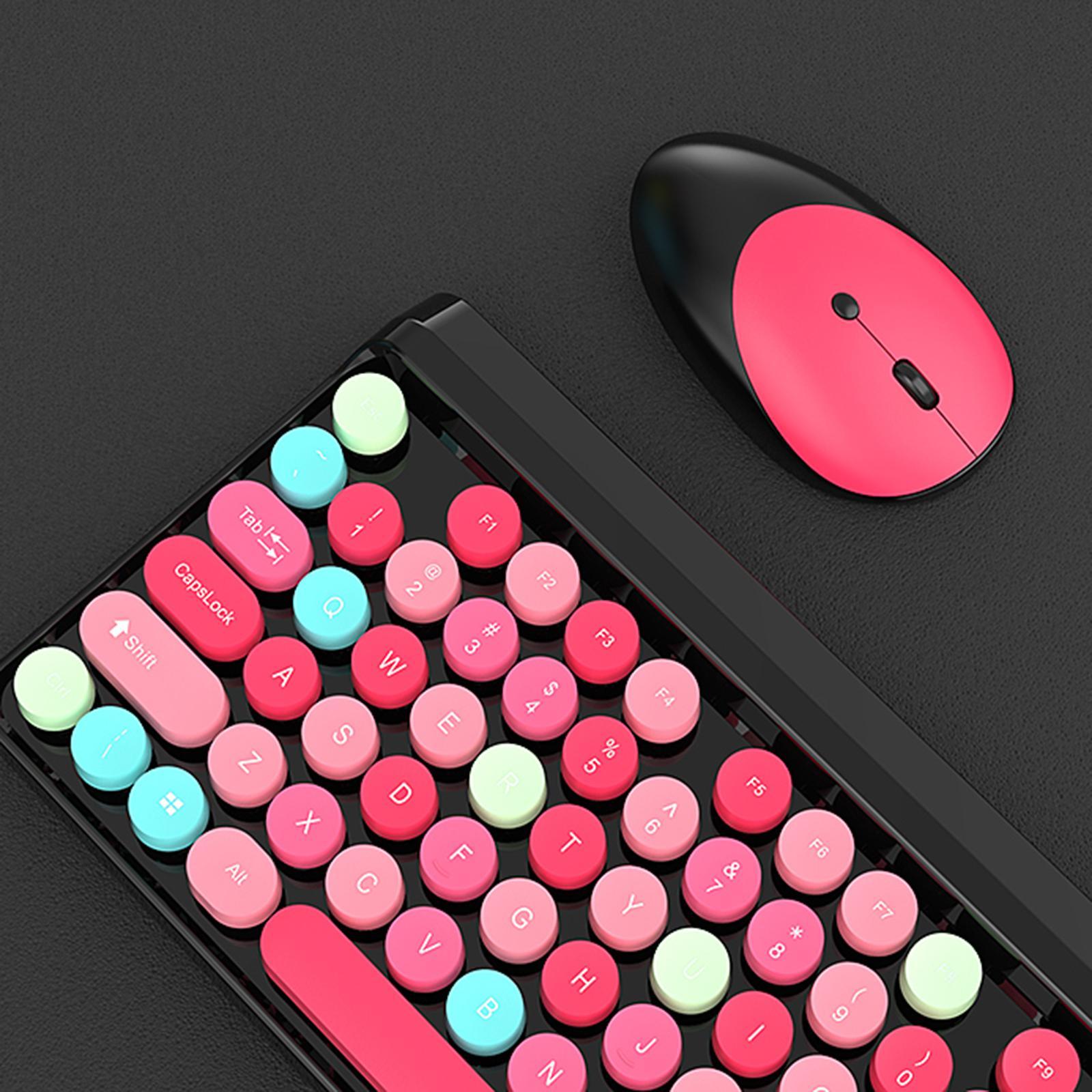 Portable Mini Multifunction 2.4G Wireless Bluetooth Keyboard Black
