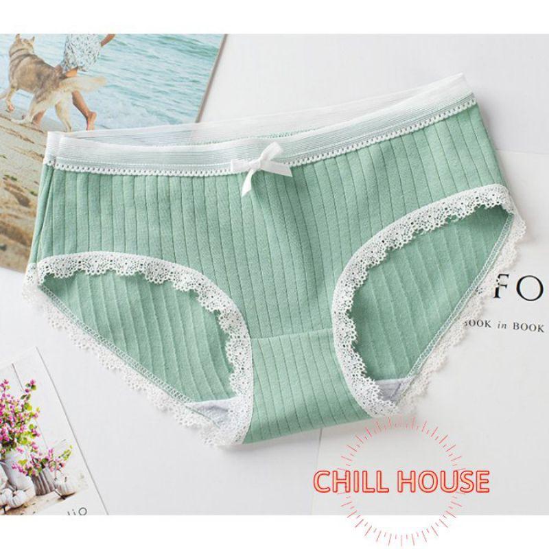 Quần lót cotton gân tăm kháng khuẩn siêu mềm - CHILLHOUSE