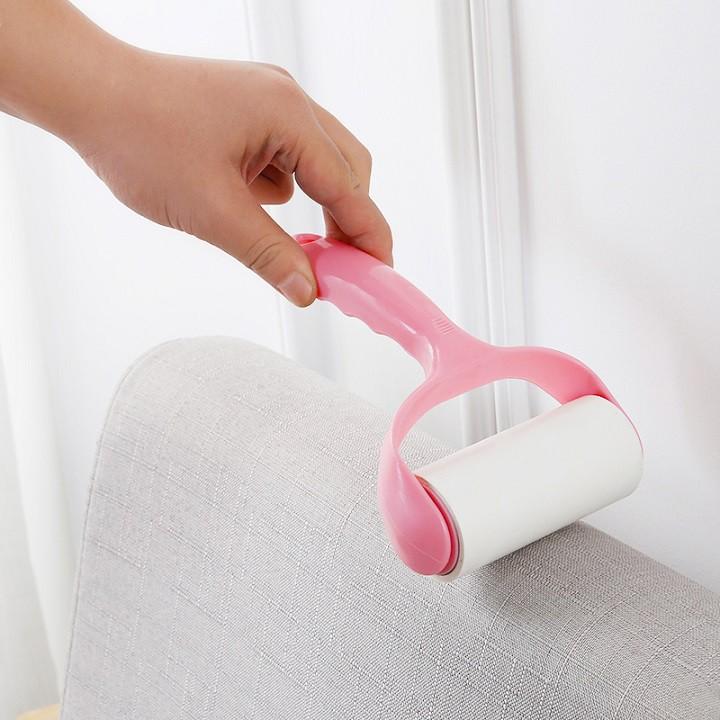 Cây lăn bụi quần áo ghế thảm tặng kèm 2 lõi thay