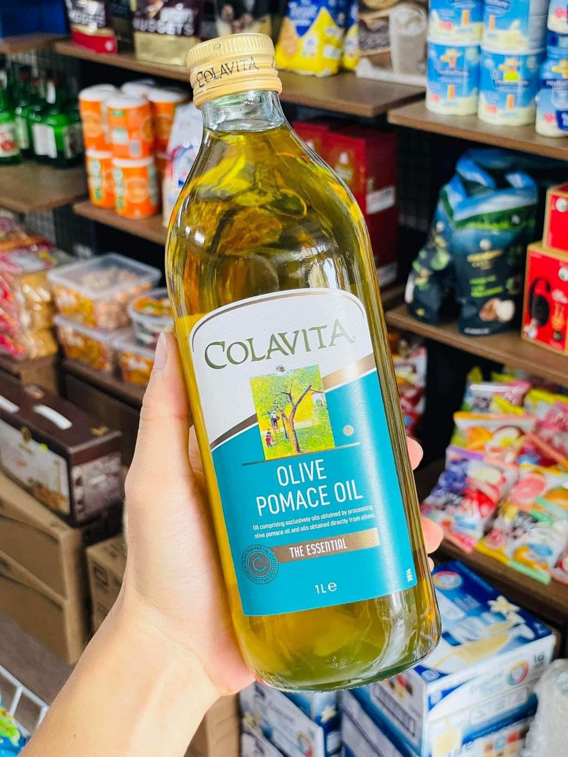 Dầu Oliu Nấu Ăn Colavita Pomace Olive Oil Xuất Xứ Ý