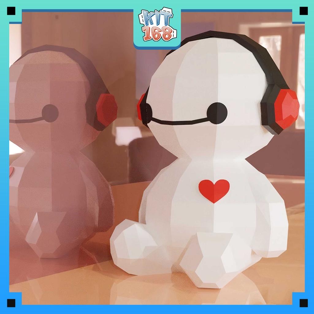 Mô hình giấy Anime Game Baymax Cute