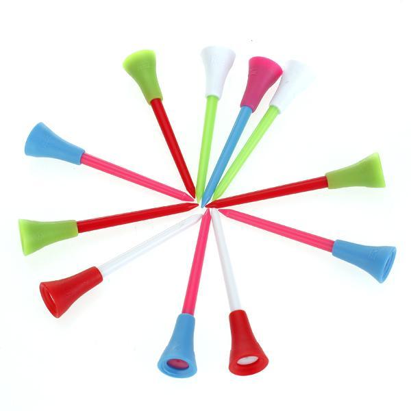 100pcs 3 3/8 Inch  Large Rubber Cushion Top Plastic Golf Tee Tees Bulk