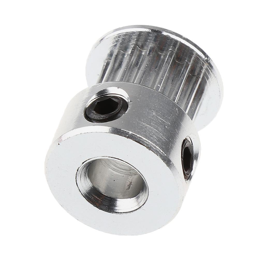 Set of 4 Mini Aluminum 16  Timing Belt Pulley Gear Sprocket Wheel 5mm Bore