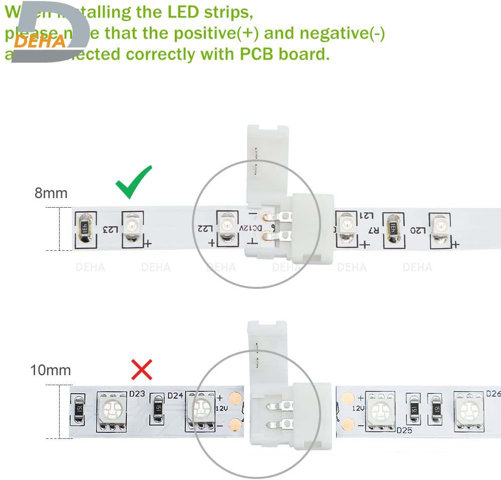 Đầu nối thẳng 4 chân cho led dây dán 5050 RGB