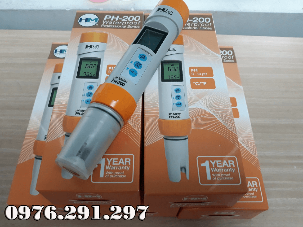 Bút đo PH nước PH200 - Bút đo PH chuyên dùng cho thủy canh HMDigital Mỹ