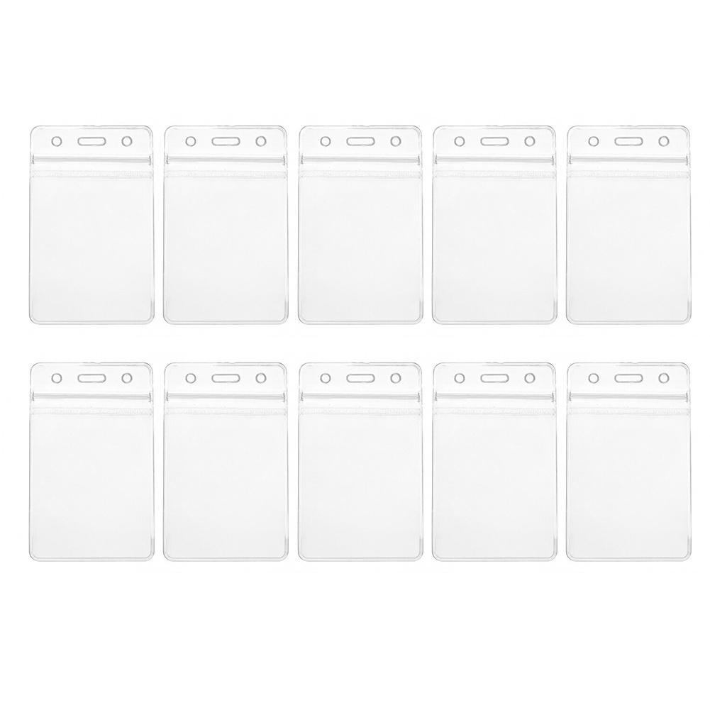 Set 10 Túi Nhựa Trong Suốt Đựng Thẻ Id 70mm X 100mm