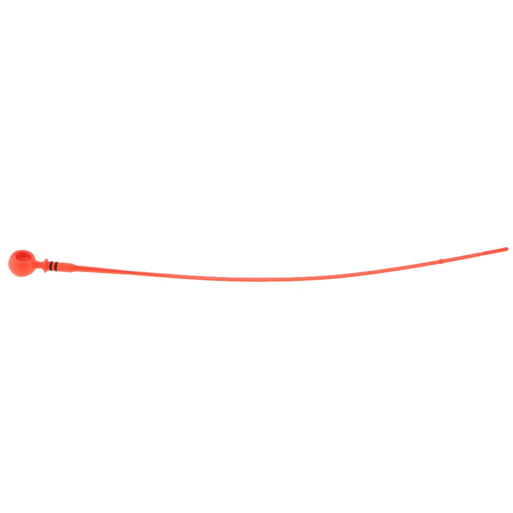 1PC Auto Car Red Engine Oil Level Transmission Dipstick 555mm for