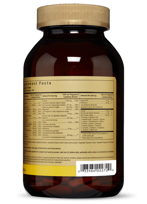 NHẬP KHẨU USA CHÍNH HÃNG - VIÊN UỐNG DÀNH CHO PHỤ NỮ MANG THAI Thực phẩm bảo vệ sức khỏe PRENATAL NUTRIENTS - 120 VIÊN