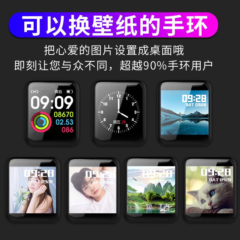 Nguồn giao hàng nhanh R16s Bluetooth thể thao đa năng vòng tay thông minh nhịp tim huyết áp đo oxy trong máu đa chế độ thể thao