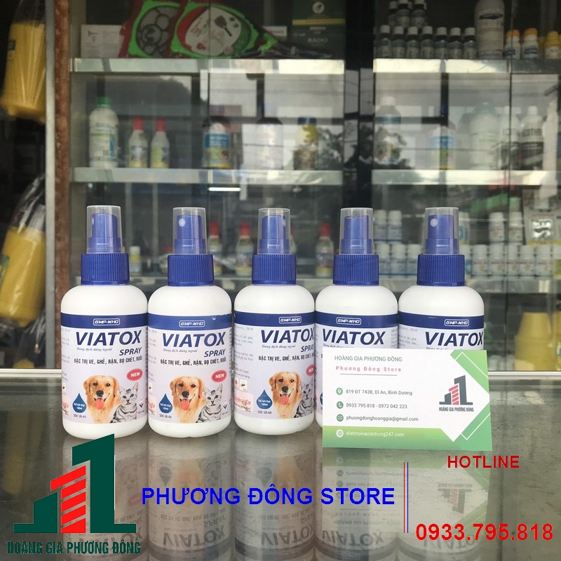 Thuốc diệt bọ chét viatox-100ml