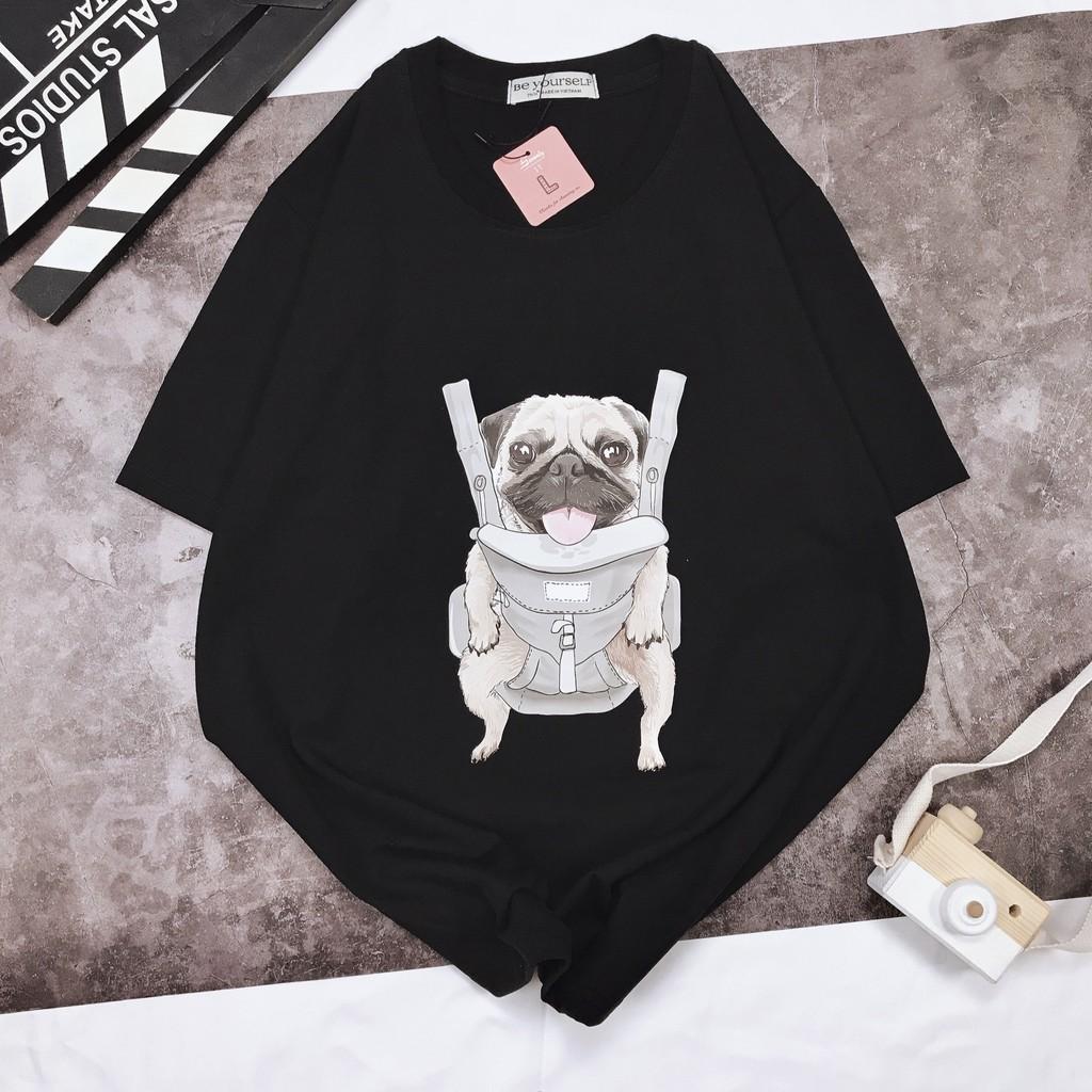 - Áo thun tay ngắn Be Yourself unisex size M L - CHÓ BALO