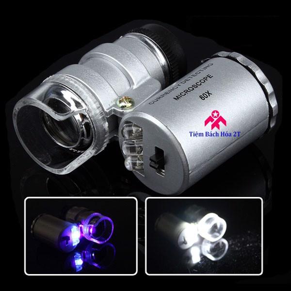 Kính lúp cầm tay mini 60X có đèn