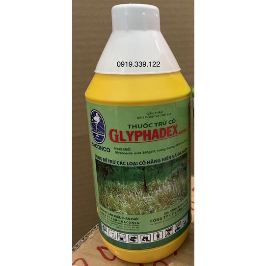 Thuốc trừ cỏ Glyphadex  480SL  lưu dẫn chết chậm  tận gốc chai 1 lít , giá cả đi đôi với chất lượng
