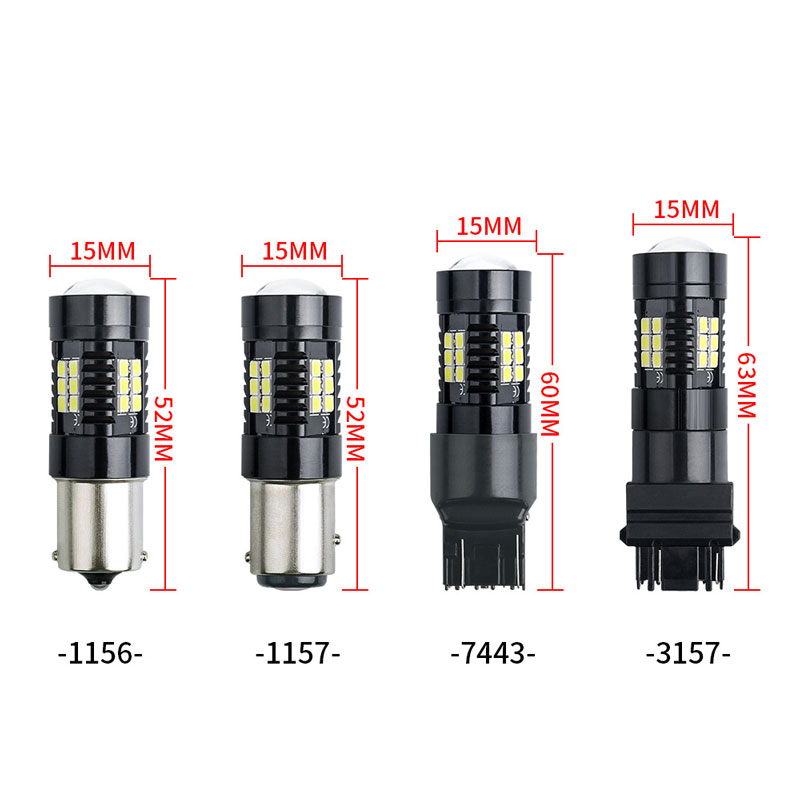 Đèn LED chân 1156 1157 T20 7743 3157 chip 3030 T203030-21