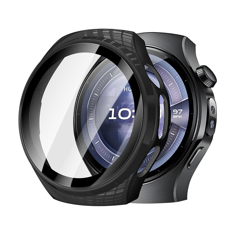 Ốp Case PC Mặt Kính Cường Lực chống va đập cho Huawei Watch 5 Size 42mm / 46mm - Hàng Chính Hãng
