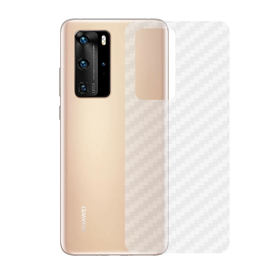 Miếng Dán Mặt Lưng Cacbon Dành Cho Huawei P40 Pro- Handtown - Hàng Chính Hãng