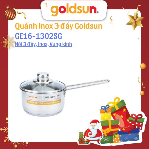 Quánh Inox Goldsun GE16-1302SG - Hàng chính hãng