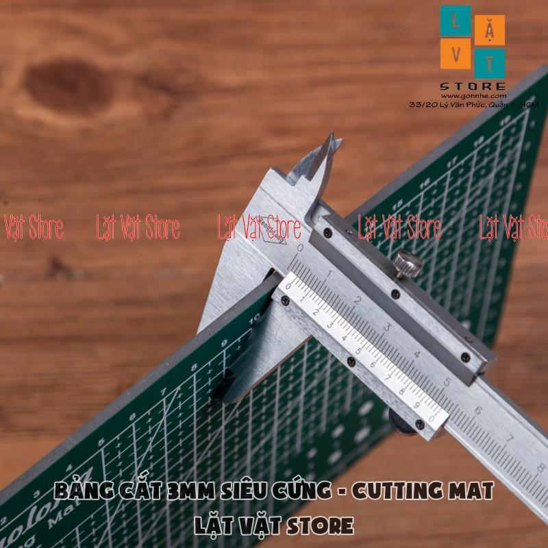 Bảng cắt làm đồ thủ công, tấm lót siêu cứng - Cutting Mat khổ A2,A3, A4, A5 - Dày 3mm