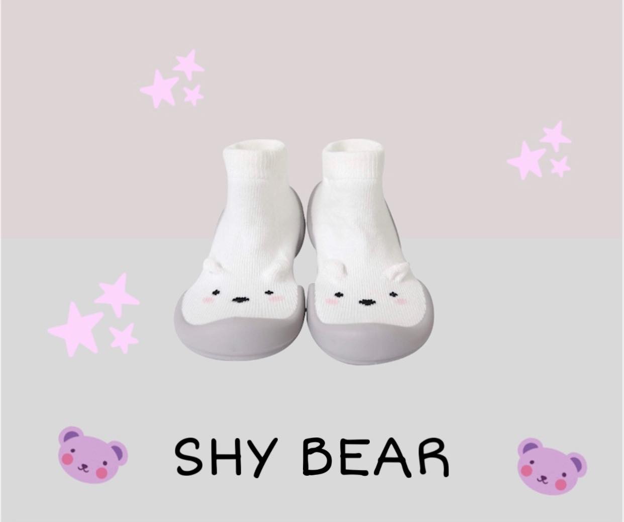 Giày tập đi cho bé cưng - shy bear